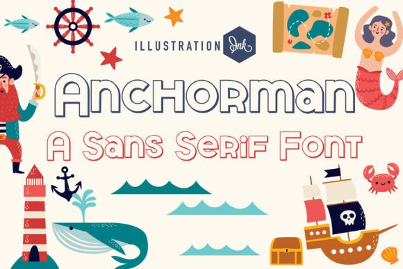 Anchorman: Bold Sans Serif Font for High-Impact Campaign Headlines