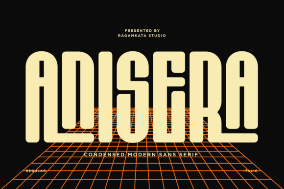 Anisera: A Condensed Sans Serif Font for Modern Editorial Design