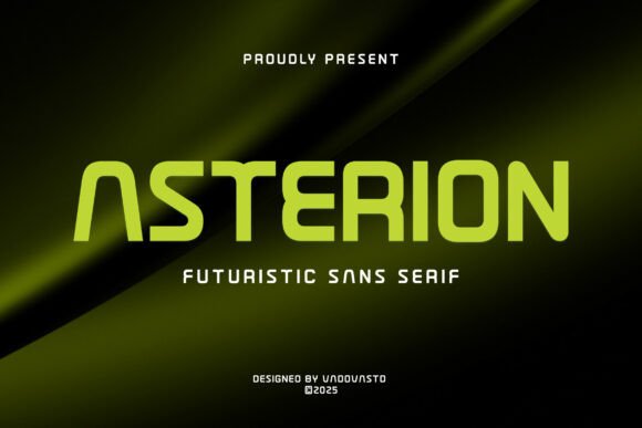 Asterion Font: A Futuristic Sans Serif for Modern Branding