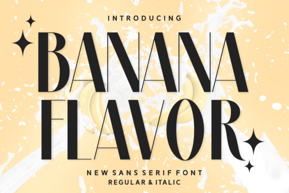 Banana Flavor: A Modern Sans Serif Font for Elegant Digital Design