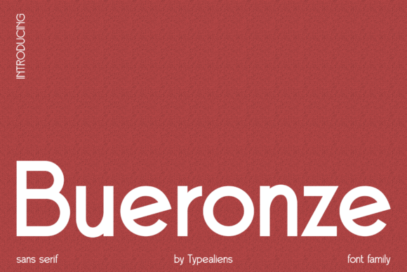 Bueronze: A Versatile Sans Serif Font for Makers and Creative Sellers