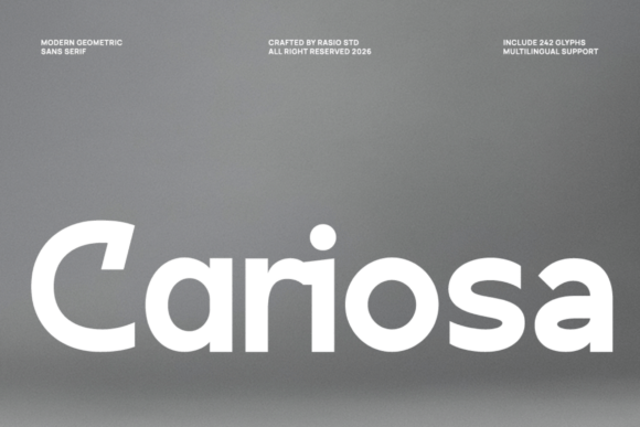 Cariosa: A Bold Sans Serif Font for High-Impact Campaign Design