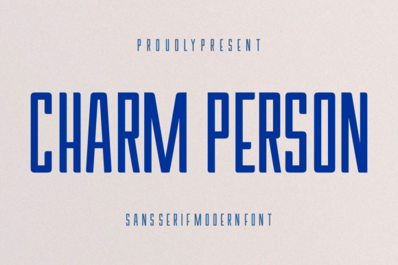 Charm Person: The Elegant Sans Serif Font for Crafters and Product Designers
