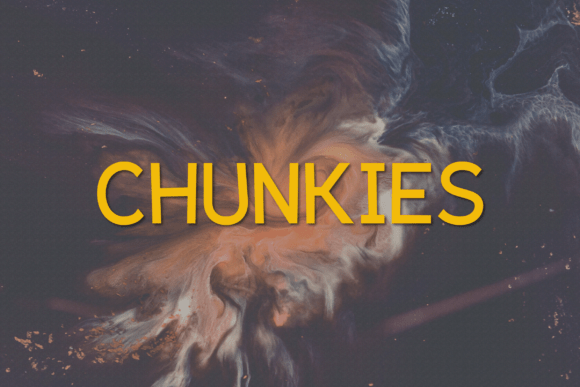 Chunkies: A Modern Sans Serif Typeface for Editorial Design and Digital Publishing
