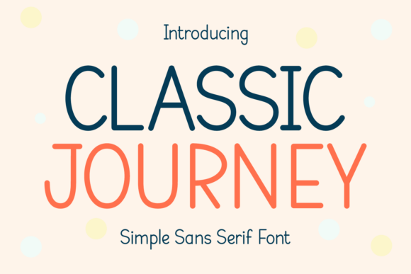 Classic Journey: A Cheerful Sans Serif Font for Business Branding