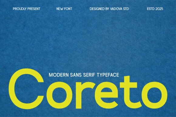 Coreto: A Modern Sans Serif Font for Handmade Labels, Invitations, and Creative Packaging