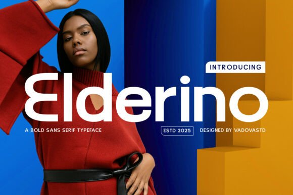 Elderino: A Bold Sans Serif Font for Polished Branding