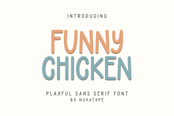 Funny Chicken: A Minimalist Sans Serif Font That Elevates Small Business Branding