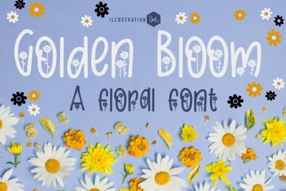 Golden Bloom Family: A Cheerful Sans Serif Font for Editorial Design