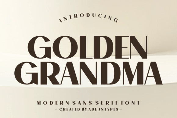 Golden Grandma Font: Elevating My Small Business Brand with Vintage Elegance