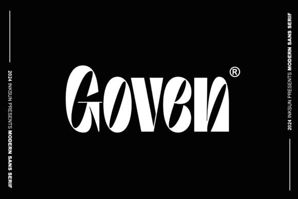 Goven: A Bold Sans Serif for Modern Editorial Design