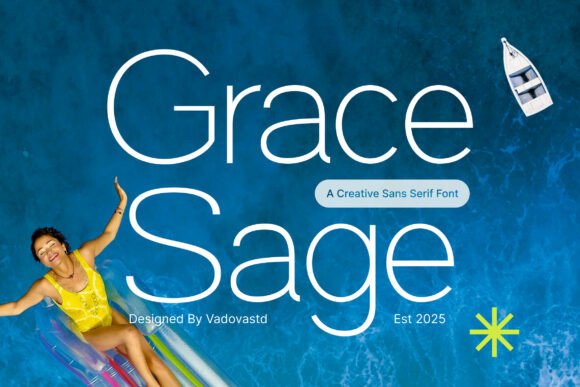 Grace Sage: A Refined Sans Serif Font for Modern Branding Projects