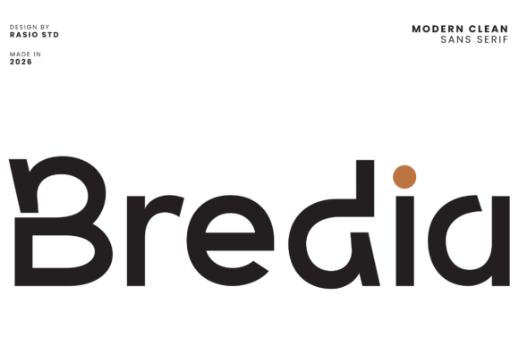 How Bredia Font Elevates Small Business Branding with Clean, Modern Typography