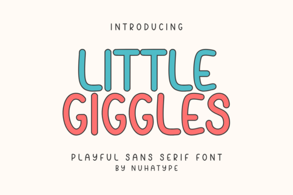 Little Giggles: A Minimalist Sans Serif Font for Elegant Editorial Design