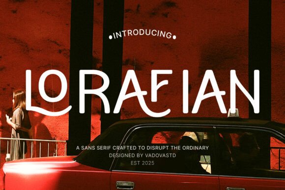 Lorafian: A Cinematic Sans Serif Font for Bold Campaign Visuals