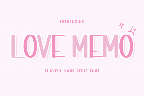 Love Memo: A Cute Sans Serif Handwriting Font for Handmade Labels and Creative Projects