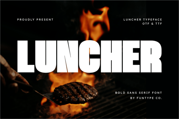 Luncher: A Bold Sans Serif Font for Impactful Web Design