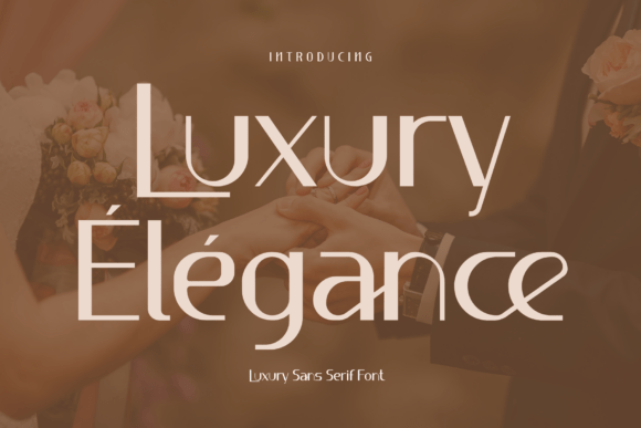 Luxury Élégance: A Playful Luxury Sans Serif Font for Modern Web Design