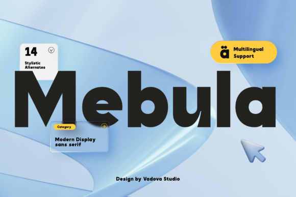 Mebula: A Bold Sans Serif Font for Impactful Digital Marketing
