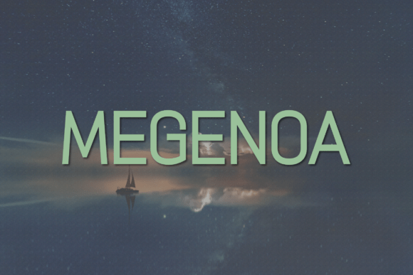 Megenoa: A Modern Sans Serif Font for Crafters and Makers
