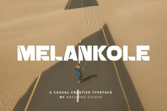 Melankole: A Bold Sans Serif Font for Confident Branding