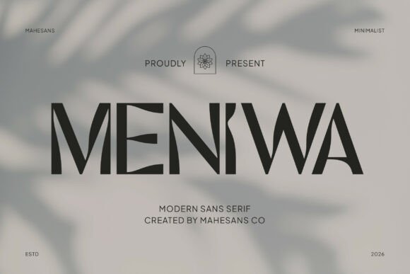 Meniwa Font: Elevate Your Brand with Modern Sophistication