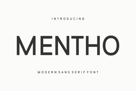 Mentho Font: A Modern Sans Serif with Free Download Access