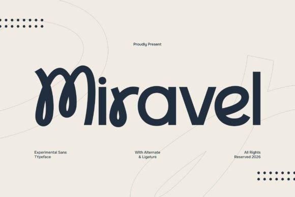 Miravel: A Bold Sans Serif Font for Creative Campaign Design