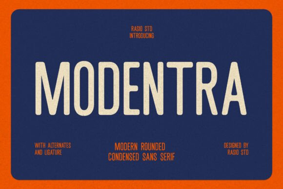 Modentra: A Modern Sans Serif Font for High-Impact Campaign Graphics