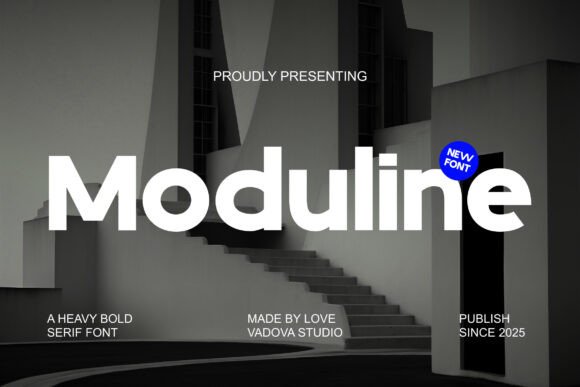 Moduline: A Bold Sans Serif Font for Modern Branding Projects