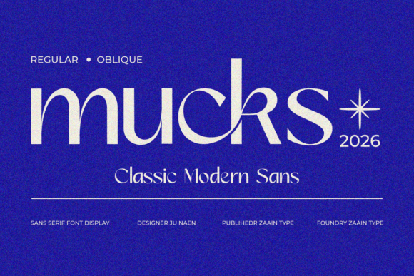 Mucks: A Modern Sans Serif Font for Business Branding