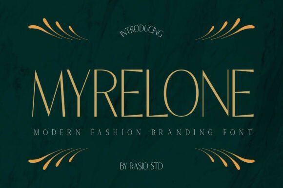 Myrelone: A Sleek Sans Serif Font for Elegant Branding and Handmade Packaging