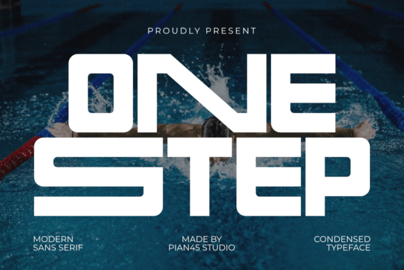 One Step: A Bold Modern Sans Serif Font for Editorial Impact