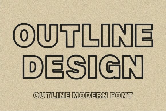 Outline Design: A Versatile Sans Serif Font for Editorial Clarity and Visual Appeal