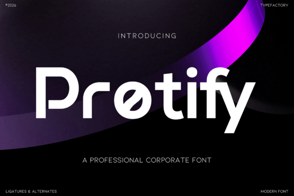Protify: A Modern Sans Serif Font That Elevates Small Business Branding