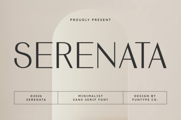 Serenata: A Modern Sans Serif Font for Clean Branding