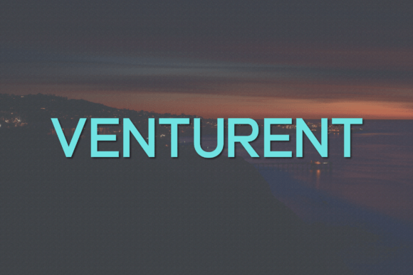 Venturent: A Modern Sans Serif Font for Sharp Campaign Typography